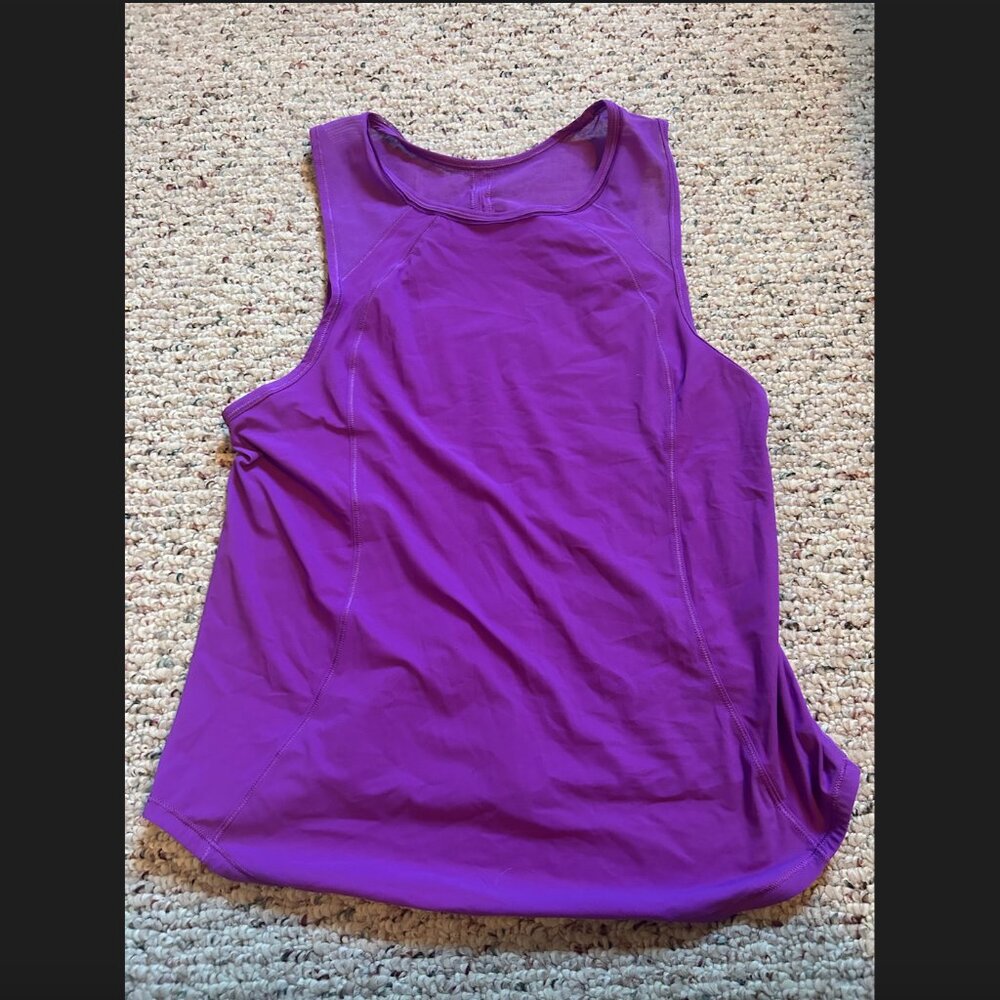 LULULEMON Purple Workout Tank Top